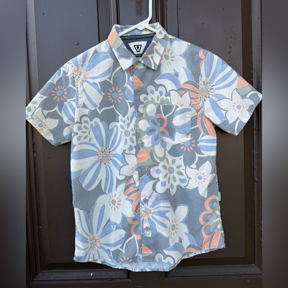 Youth Medium button up shirt - Vissla